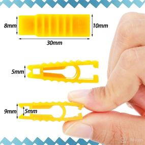 img 2 attached to 🔌 20-Piece Automobile Fuse Pullers - Fuse Extraction Tools for Cars, Motorcycles, Trucks, SUVs - Yellow Fuse Removal Tools - Mini Plastic Fuse Pullers - Automotive Fuses Replacement for Increased Convenience and Efficiency