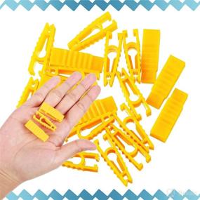 img 1 attached to 🔌 20-Piece Automobile Fuse Pullers - Fuse Extraction Tools for Cars, Motorcycles, Trucks, SUVs - Yellow Fuse Removal Tools - Mini Plastic Fuse Pullers - Automotive Fuses Replacement for Increased Convenience and Efficiency