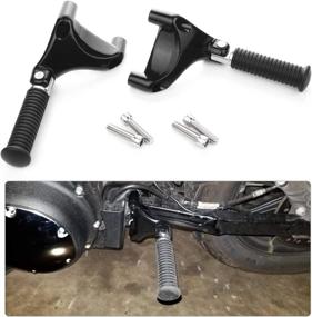 img 2 attached to 🏍️ Enhance Your Riding Experience: Harley Sportster 1200 Iron XL 883 48 72 2014-2019 Compatible Rear Passenger Foot Pegs