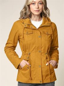 img 3 attached to WJC643 Womens Color Parka Jacket Women's Clothing ~ Coats, Jackets & Vests