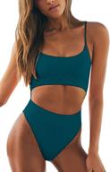 👙 leisup women's spaghetti waist swimsuit: trendy and stylish swimwear for women logo