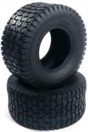premium tubeless turf tires for lawn, garden mowers, and golf carts - set of 2 with 6pr logo