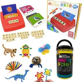 img 4 attached to Комплект Sight Words Matching Game &amp; Craft Kit — забавные и развивающие учебные материалы Монтессори для детей