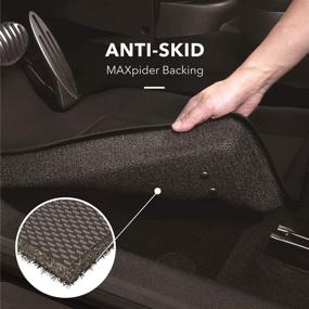 img 1 attached to 3D MAXpider 2011-2019 Mitsubishi Outlander Kagu 1St Row Floormat - Black (L1MT01011509)