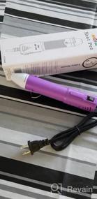 img 5 attached to Тепловая ручка Mofa для тиснения, мини-тепловой пистолет с подставкой для самостоятельного тиснения и сушки краски, многоцелевая электрическая насадка для нагрева 150 Вт (черный, красный)