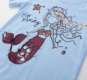 img 2 attached to Toddler Mermaid Graphic Clothes 3_Years Apparel & Accessories Baby Girls