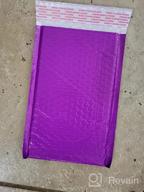 img 1 attached to XFasten Poly Bubble Mailers 7.95 X 12 Inches Shipping Bags, 25 Pack Aqua Bubble Lined Wrap Padded Envelope Packaging For Small Business, Bulk Shipping Mailing Envelopes – Waterproof review by John Douglas