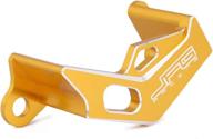 jfg racing rear brake caliper cover guard protector for rmz 250 2007-2017 / rmz 450 2005-2017 / rmx 450 2010-2011 - gold логотип