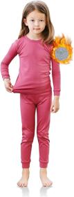 img 4 attached to TINFL Vaenait Thermal Underwear Heatwarm Girls' Clothing : Active