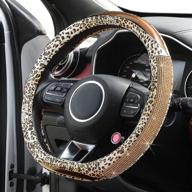 nawataf diamond steering rhinestones universal interior accessories logo