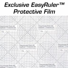img 1 attached to Shatter Resistant Polycarbonate Plastic Sheet With EasyRuler Film: Ideal For VEX Robotics, DIY, Hobby, And More!
