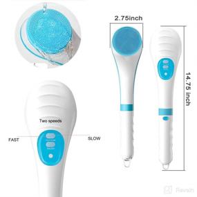 img 3 attached to Revitalize Your Skin with GOADAFOO Rechargeable Rotating Exfoliating Cleansing