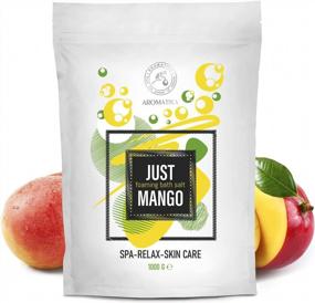 img 3 attached to Mango Foaming Bath Sea Salt - 35 Oz (1000G) Bubble Bath Salts With Almond, Grape Seed Essential Oils, And Fruit Extracts For Relaxing Aromatherapy Bath Soak