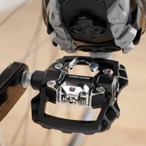 img 2 attached to Versatile Venzo Platform Pedals: Clipless And Dual Function For Mountain, Road, And Trekking Bikes With Shimano SPD Compatibility