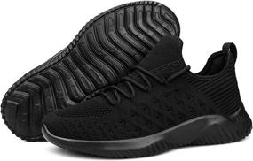 img 1 attached to Feethit Shoelace Resistant Walking Shoes Lightweight Women's Shoes ~ Athletic