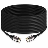 высокоскоростной кабель hdmi gearit cl3 in-wall: 50 футов / 15,2 м с поддержкой 4k 60 гц, 3d, arc, hdr и hdcp 2.2 логотип