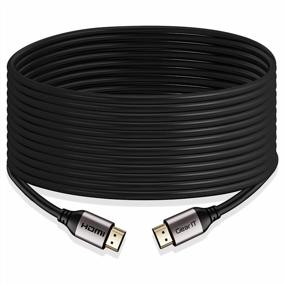img 4 attached to Высокоскоростной кабель HDMI GearIT CL3 In-Wall: 50 футов / 15,2 м с поддержкой 4K 60 Гц, 3D, ARC, HDR и HDCP 2.2