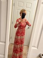 img 1 attached to AUSELILY Women's Long Sleeve Loose Plain Maxi Dresses with Pockets - Casual and Stylish Long Dresses review by Eddie Pollard