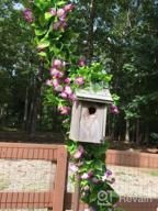img 1 attached to 2Pcs 15Ft Morning Glory Artificial Vines - Perfect For Outdoor Wedding Hanging Baskets Decor! review by Joseph Swanson