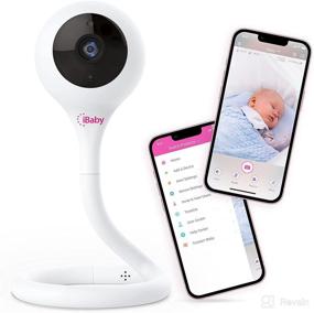 img 4 attached to 👶 1080P Wi-Fi Baby Monitor Camera with Night Vision, Motion and Sound Alarm, 2 Way Talk - iBaby Baby Camera, 2.4GHz Only