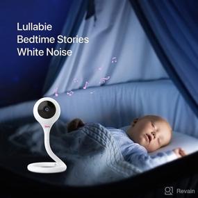 img 1 attached to 👶 1080P Wi-Fi Baby Monitor Camera with Night Vision, Motion and Sound Alarm, 2 Way Talk - iBaby Baby Camera, 2.4GHz Only