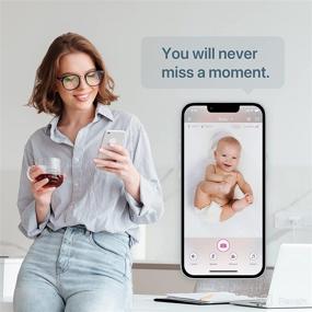 img 3 attached to 👶 1080P Wi-Fi Baby Monitor Camera with Night Vision, Motion and Sound Alarm, 2 Way Talk - iBaby Baby Camera, 2.4GHz Only