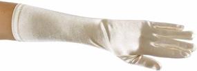 img 2 attached to 🧤 Special Occasion Gloves for Girls - Shimmering Satin Length Gloves by Showstopper for Stylish Accessories