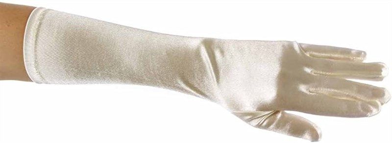 showstopper shiny satin length gloves girls' accessories at special occasion gloves 로고
