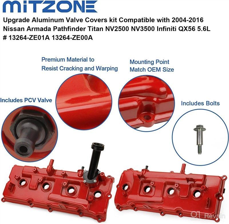 MITZONE Upgrade Aluminum Valve Covers Nissan Armada