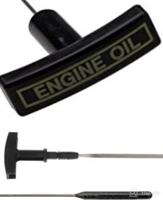 img 1 attached to 🔍 6.0L V8 POWERSTROKE Engine Oil Dipstick Level Gauge for 2003-2007 F250 F350 F450 F550 Excursion, Compatible with Diesel Super Duty, Part # 3C3Z6750AA