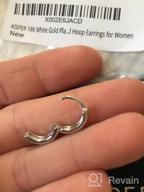 img 1 attached to 18K Gold Plated Cuff Huggie Earrings For Women - KISPER review by Keith Wolff