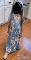 img 1 attached to Stylish Floral Maxi Dress With Pockets For Girls Aged 5-13 Years By Storeofbaby review by Jason Ingram