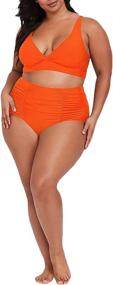 img 2 attached to Sovoyontee Womens Waisted Swimsuit Bathing Women's Clothing ~ Swimsuits & Cover Ups