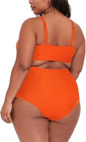 img 3 attached to Sovoyontee Womens Waisted Swimsuit Bathing Women's Clothing ~ Swimsuits & Cover Ups