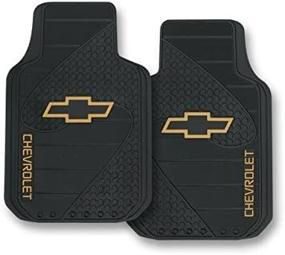 img 3 attached to 🚗 Plasticolor Chevy Factory Style Trim-to-Fit Molded Front Floor Mats - Set of 2, Model 001381R01