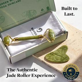 img 3 attached to 💆 Women's Jade Roller Facial Massager