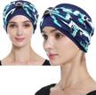 women's chemotherapy turban headwear - soft, stylish, and warm beanie hats for spring and summer logo
