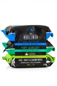 img 4 attached to Revitalize Your Skin With Men'S Post-Workout Hemp Cleansing Wipes - 90Ct, 3 Pack
