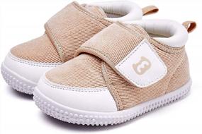 img 4 attached to Winter-Ready Non-Slip Infant Sneakers For Babies - BMCiTYBM Baby Shoes