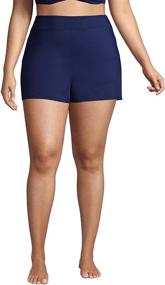 img 4 attached to Lands End Chlorine Resistant Control Women's Clothing at Swimsuits & Cover Ups