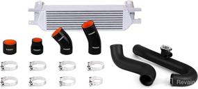 img 1 attached to Mishimoto MMINT-MUS4-15KWSL Performance Intercooler Kit Compatible With Ford Mustang EcoBoost 2015-2018 Silver Cooler
