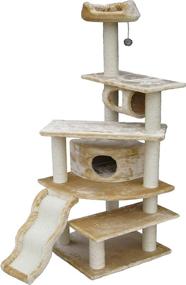 img 1 attached to Go Pet Club Beige Color Cats good in Beds & Furniture