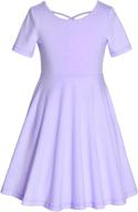 jeskids girls sleeve twirly skater dresses: trendy girls' clothing at its finest логотип