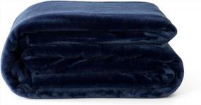 img 4 attached to Stay Warm And Cozy With Reafort'S Ultra Soft Flannel Fleece Velvet Blanket