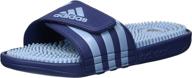 adidas unisex adissage white little boys' shoes at sandals логотип