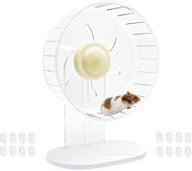🐹 quiet jetczo hamster exercise wheel with adjustable stand & anti-slip stickers - ideal for dwarf hamsters, gerbils, and mice (7.9in) логотип