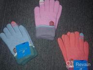 img 1 attached to ORVINNER Kids Winter Gloves - 3 Pairs Children Warm Wool Lined Gloves for Boys and Girls, Toddler Thermal Knitted Mittens review by Terrance Haralson