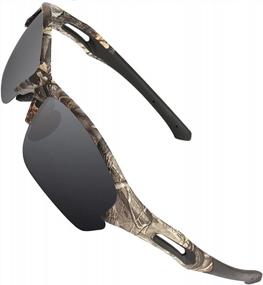 img 4 attached to Tr90 Camo Frame Polarized Sports Sunglasses By MOTELAN For Driving, Fishing, Hunting To Reduce Glare Outdoors