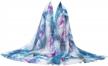 stylish floral chiffon scarf: perfect for the beach and holidays logo