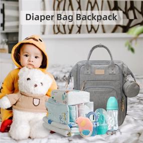 img 3 attached to Backpack Multifunction Waterproof Changing Stroller Diapering